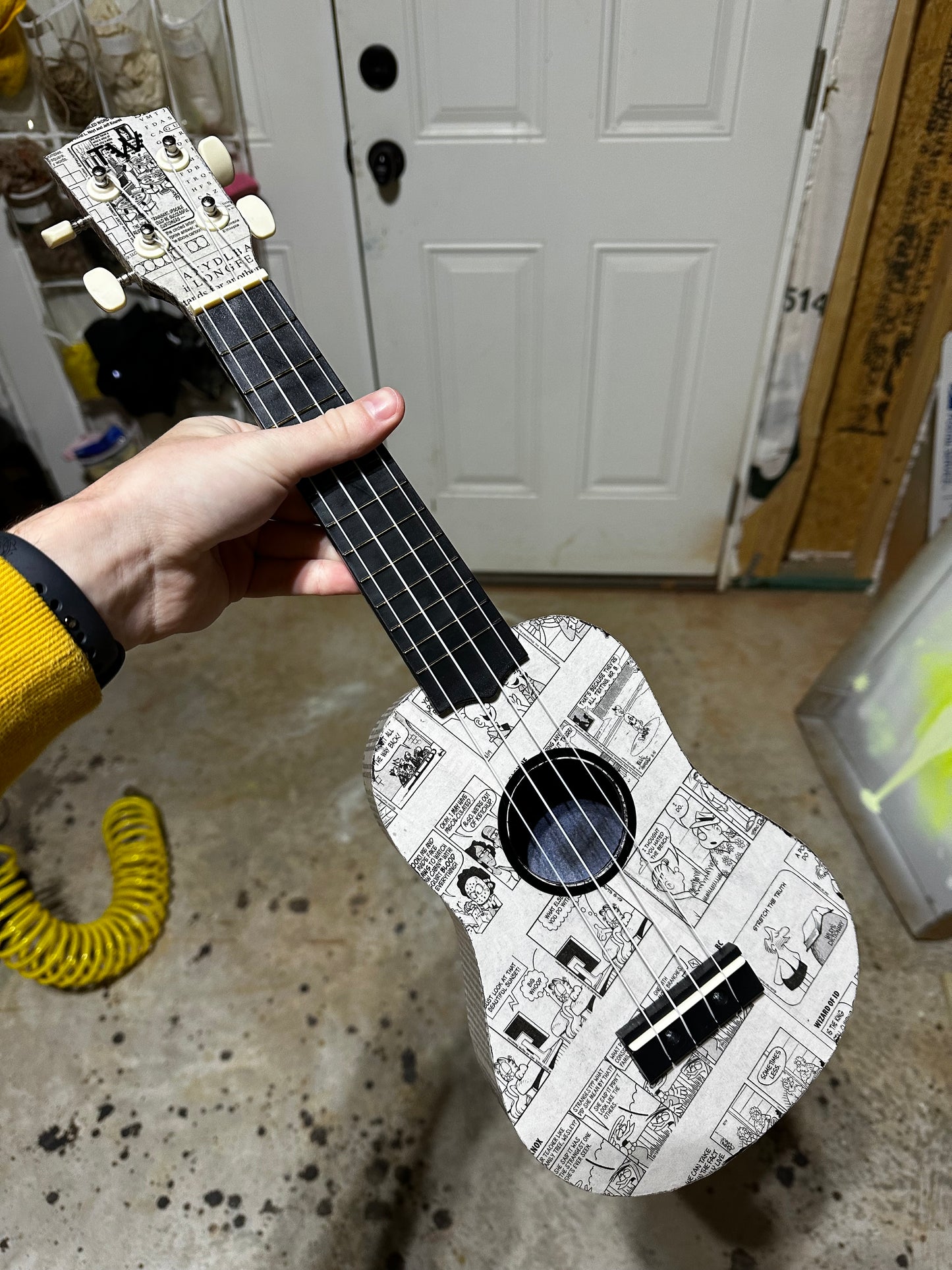 Newspaper Ukulele