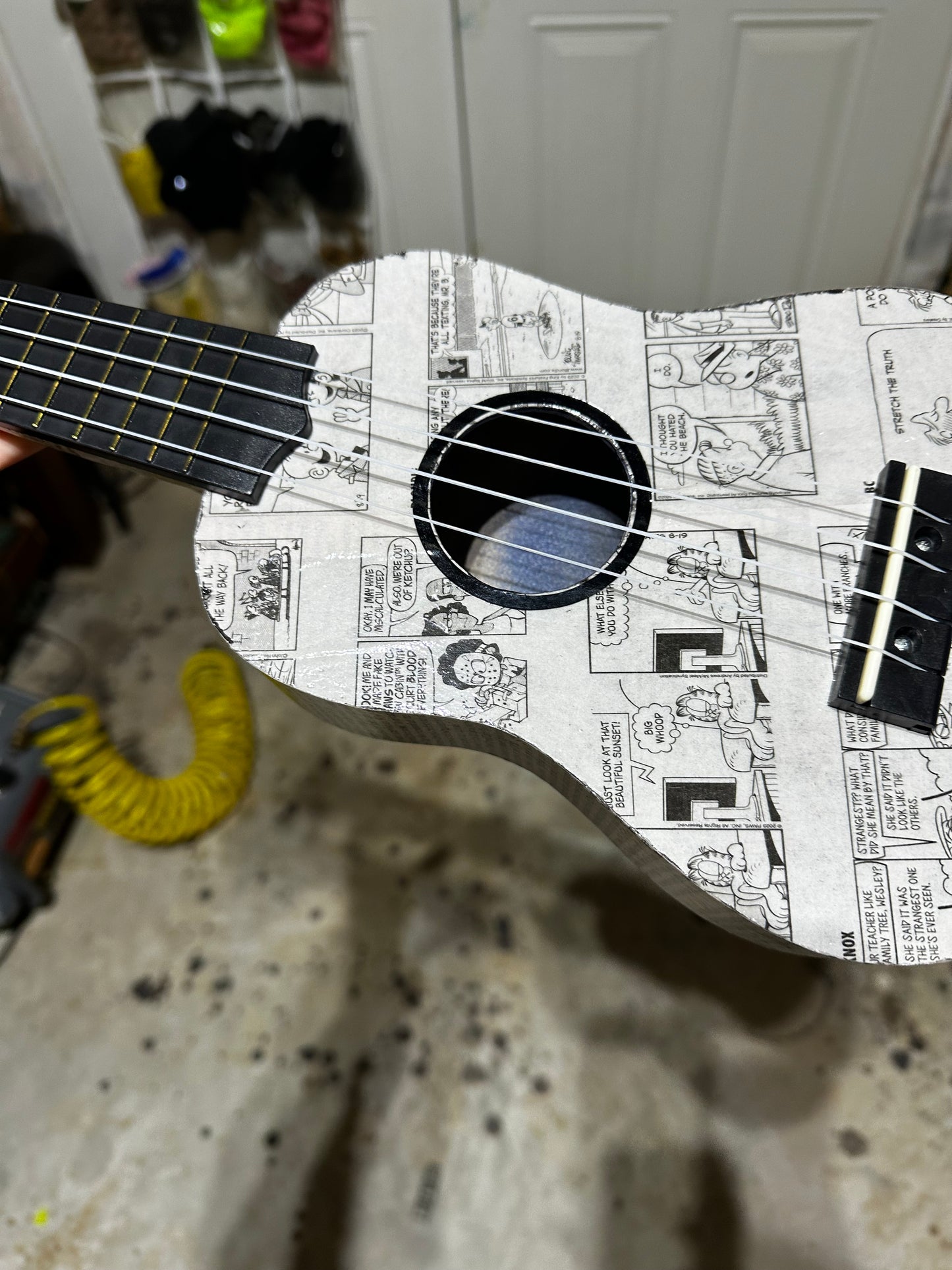 Newspaper Ukulele