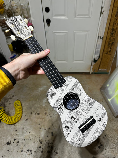 Newspaper Ukulele