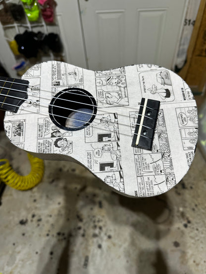 Newspaper Ukulele